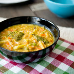 Zupa jarzynowo-brokułowa z kaszą pęczak