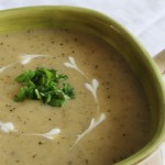 Zupa-krem z ziemniaków + serduszka ze śmietany